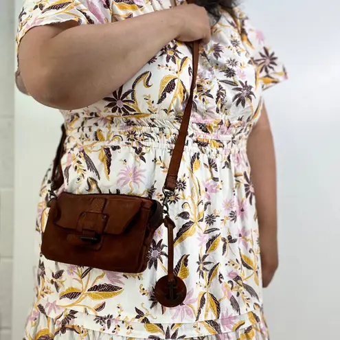 Harbour 2nd Luna Crossbody Leather Convertible Bag Brown Purse