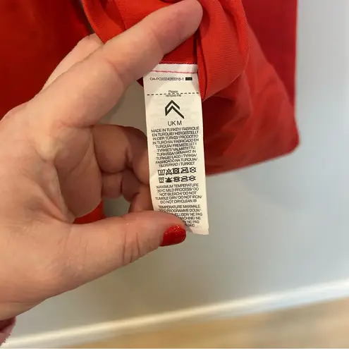 Oner Active Effortless Seamless Leggings, Sweet Red, Medium, Regular Length Red