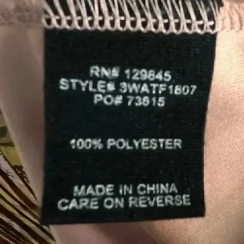 Max + Ash Floral Pleated Dress Large‎ Pink