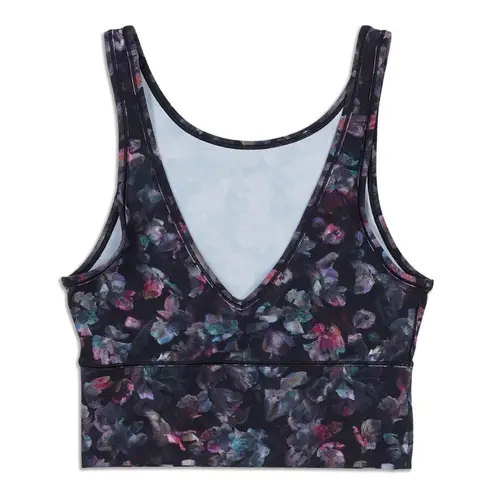 Lululemon  Power Pivot Reversible Purple Floral Tank Top Size 6