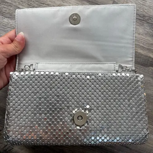 Gunne Sax Women's Silver shoulder bag Clutch Chain Bag One Size