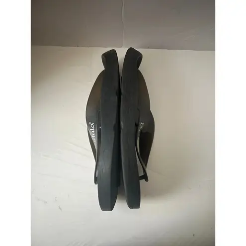 Birkenstock Betula Fussbett Sandals Thong Flip Flops Black Size 12