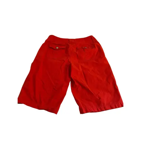 Inc international  Concepts Shorts Womens 10 Red Mid Rise Bermuda WPL8046 EUC - Image 2