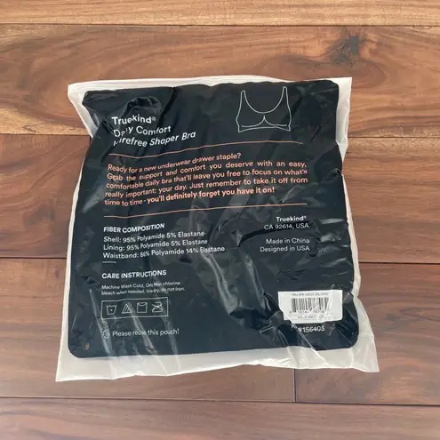 Truekind Daily Comfort Wirefree Shaper Bra 2XL Chai Seamless Support Tan Size XXL