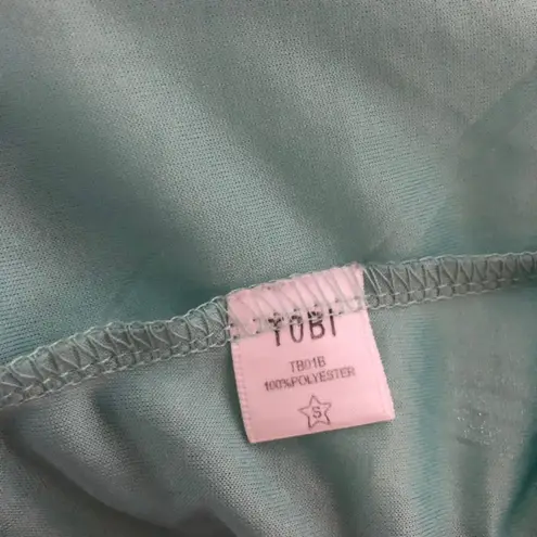 Tobi Blue Dress With Detail On Bottom