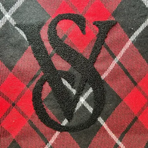 Victoria's Secret NWT  Plaid Tote Bag VS Logo Purse Handbag‎ Shopper Red Black