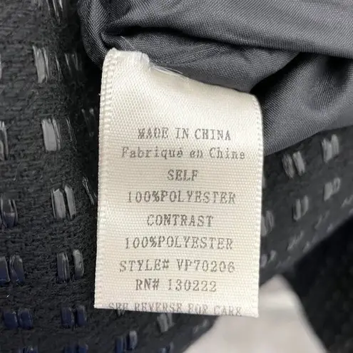 Very J New Shiny Stitch Textured Weave Shorts Black