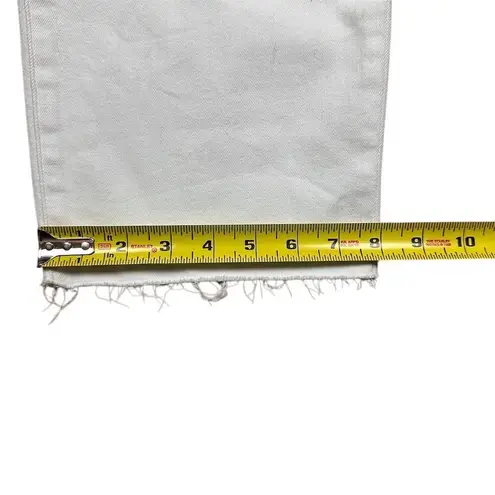 NWOT J. Crew Factory Women's Petite Stovepipe Straight Jeans White Size 35P