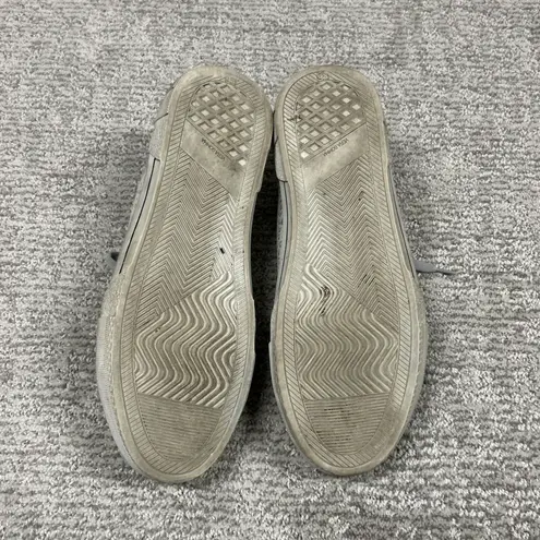 P448  Sally Italian Low Top Animal Cobra Silver Sneakers Shoe Womens 40 US 9.5 10