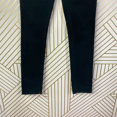 Veronica Beard Kate 10” Skinny Corduroy Jeans in Forest Green Size US 24