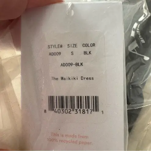 ANDIE Swim the Waikiki Dress NWT size Small Black Halter Swim Beach Coverup