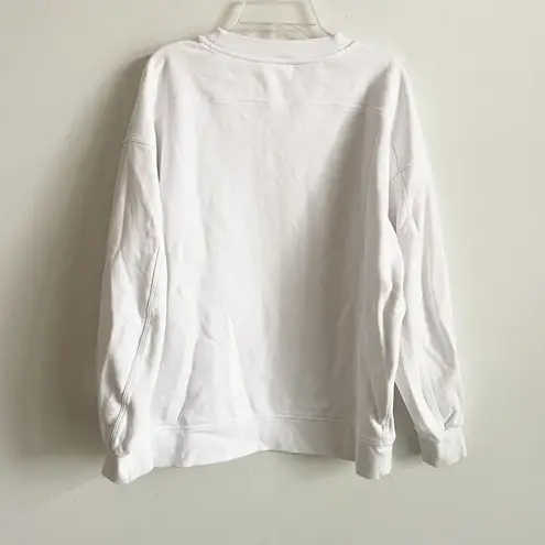 Lululemon  Size 2 Small White Perfectly Oversized Crew Sweatshirt Long Sleeve