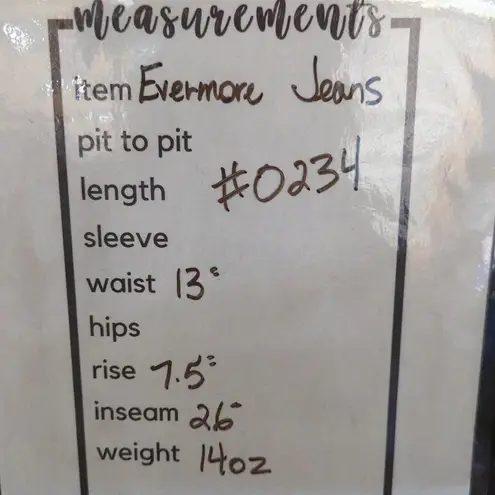 EVERMORE Denim Distressed Jeans Junior's Size 1 Skinny Raw Step Hem Blue