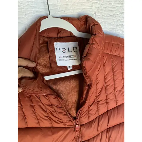 Polu women's jacket, exquisite terracotta color, size XL, polyamide 0018 Orange