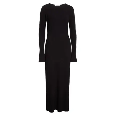 Mach & Mach bodycon Ribbed Cutout Long Sleeve Sweater Dress size L