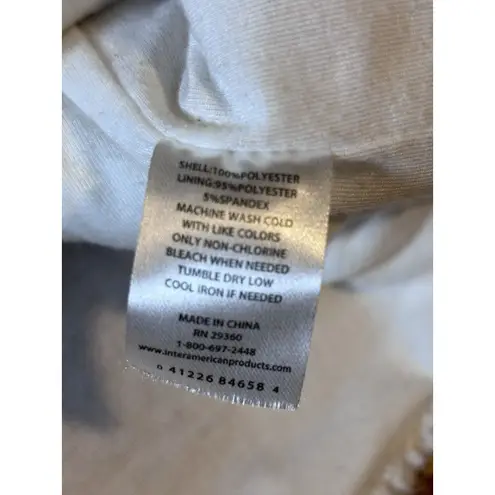 Dip Sherpa Fleece Plaid Pullover Tan & White Checkered Teddy Size 2XL 1/2 Zip Brown