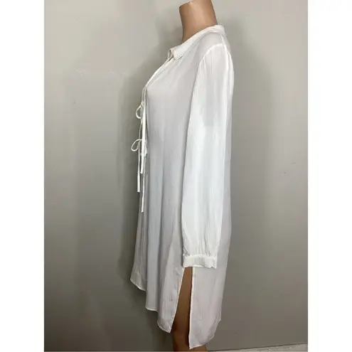 New. International concepts Ivory crepe cover up. Medium. Retails $99 White
