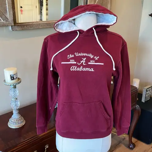 University of Alabama Crimson Red Hoodie Sweatshirt Womens Small
