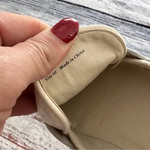 Dolce Vita Elias Ivory Leather Chunky Loafers White Size 10