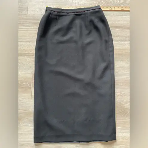 Kasper & Company ASL Burgundy & Black Skirt Suit | Women’s 14 Red