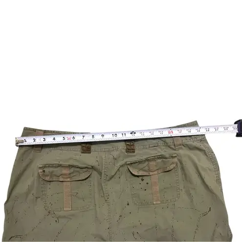 Vintage Y2K Venezia Streetwear Tribal Graphic Splatter Paint Cargo Pants Tan 20 Size undefined