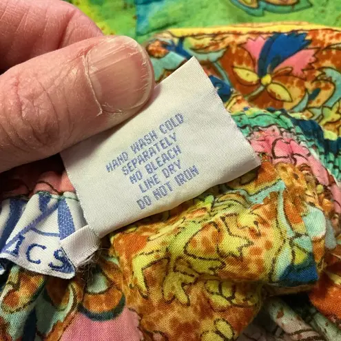 Vtg 90s colorful boho hippie chic maxi skirt Size undefined