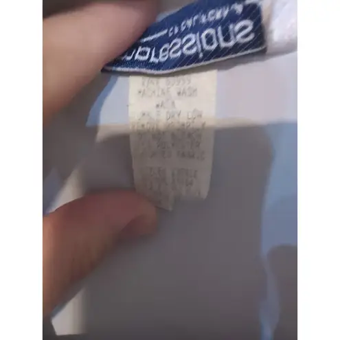 Impressions of California Women's White Blouse, Embroidered, Vintage Size 16