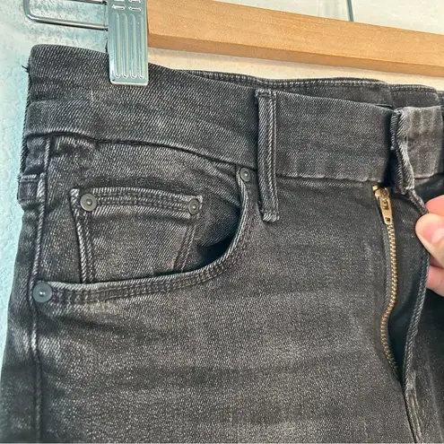 Mother Looker Ankle Fray jeans Night Hawk 27 Black