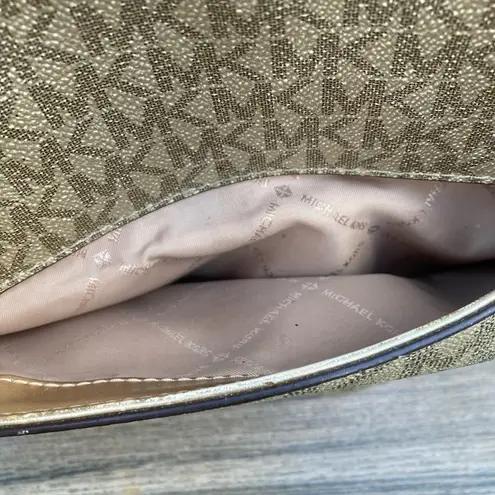 Michael Kors Jet Set medium satchel Gold