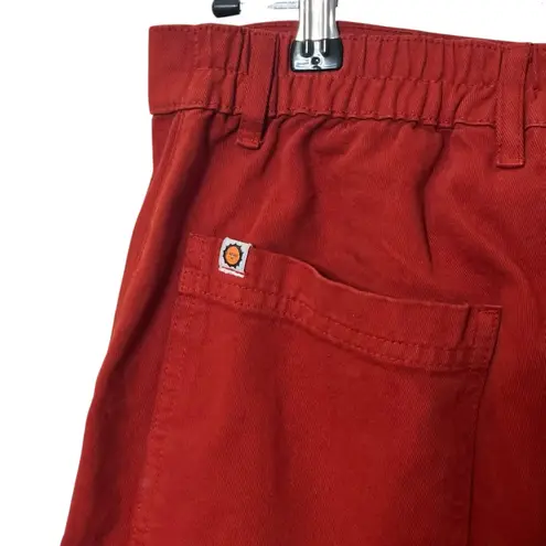 Big Bud Press Work Pants Mustang Red Women’s Size Small Straight Leg Cotton