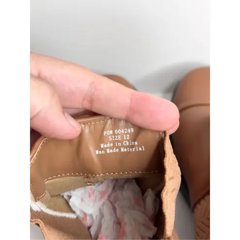 Journee Collection Journee Collection Chelsea Boots Size 12 Brown Block Heel Pull On Style