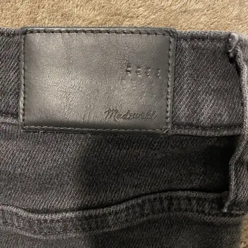 Madewell Women's  10" High Rise Skinny Black Charcoal Gray Jeans Size 29