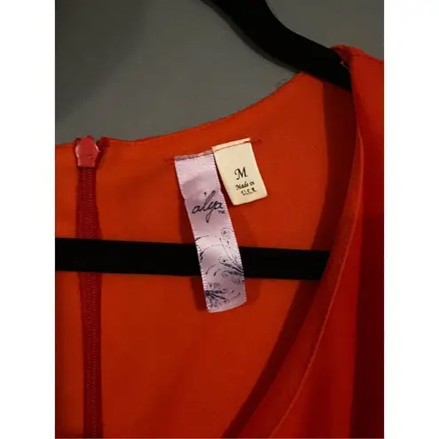 Alya  Flower Lace Waist Flowy Dress Size Medium