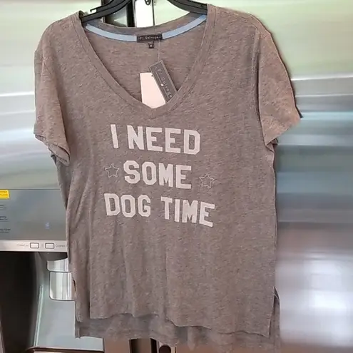 P.J. Salvage ππ Dog Time V-Neck Pajama T-Shirt M