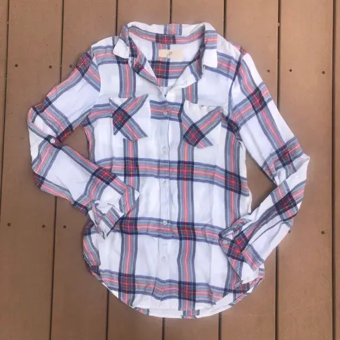 Thread and Supply White Flannel Shirt