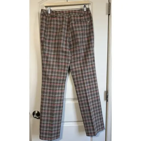 Marie Valois Golf Pants Brown Plaid Trouser 70’s Retro Femme Size 6 Cotton