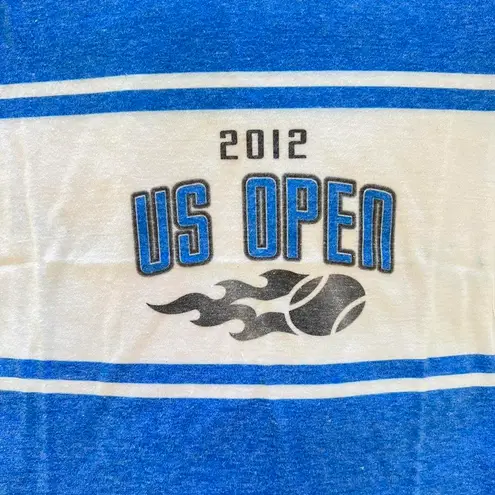 us open u.s. open 2012 y2k tennis short sleeve stripe fitted baby tee