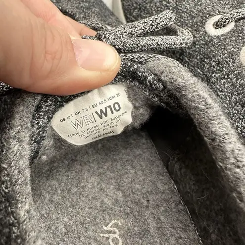 Allbirds Women's Wool Runners Merino Wool Natural Grey Sneakers 10