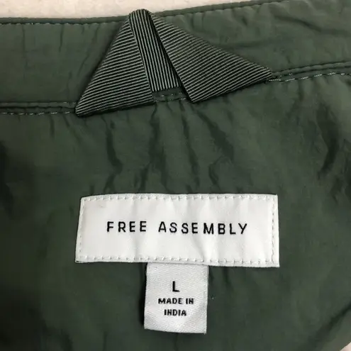 Free Assembly Women's Wool Blend Shirt Jacket Size L