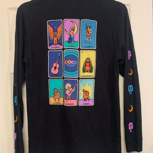 Disney Pixar COCO “El Musico” Long Sleeves Black Large T