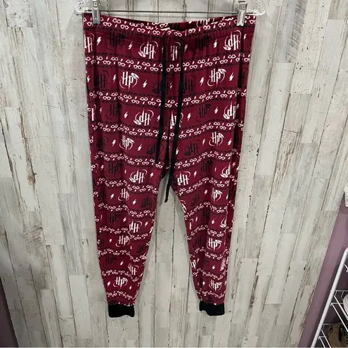 Harry Potter Womens Logos and Lightning Bolts Pajamas Jogger Fleece