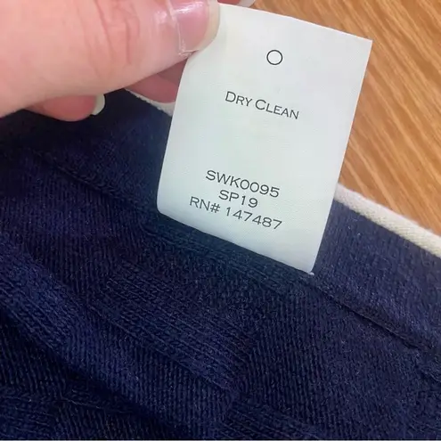 Draper James Blue Wool Cashmere Sweater Cardigan Womens Medium/Large