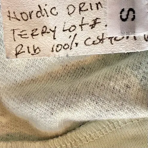 Cotton Citizen Nordic Print V Neck Fringe Detail Pullover Navy Blue