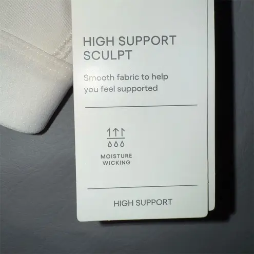 All In Motion Women's High Support Sculpt Sports Bra White 34C