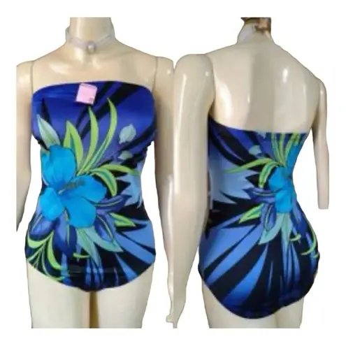 Longitude Floral Strapless One
Piece Swimsuit size 16