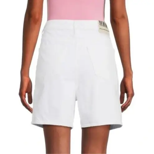 Mother Womens Snacks! The Pleated Sticky Rice Fun Dip Short, White Size 27 NWT