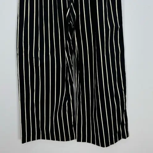 Faithfull the Brand Faithfull‎ the Brand Tahnie Pants Small NWT Black White Stripe Wide Leg Pull On