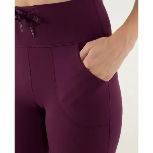 Lululemon  Skinny Will Pant Bordeaux Drama Size 12