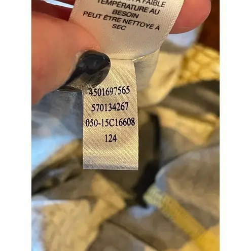 Chico's  Black And Gold‎ Zebra Print Jersey Sleeveless Halter Neck Maxi Dress S