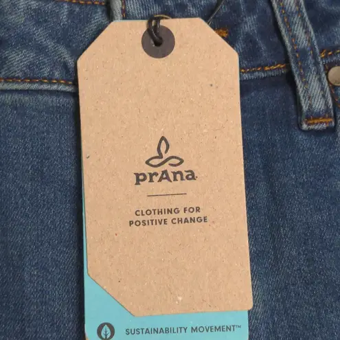 prAna  Sienna Jean Deep Blue Mid-Rise Skinny Stretch Organic 8/29